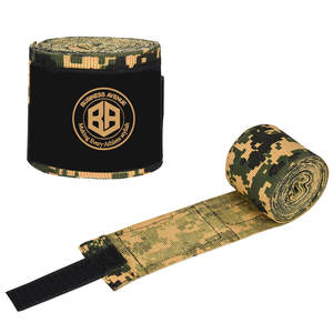 Bandages de boxe imprimés sur mesure, vente chaude, prix raisonnable, faible MOQ, bandages de fitness pour la salle de sport - Product Image 1