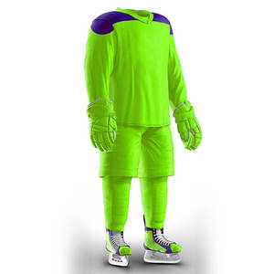 Vêtements de sport Ensembles d'uniformes de hockey sur glace les plus vendus Uniforme de hockey sur glace respirant avec logo personnalisé et nom de l'équipe - Product Image 2