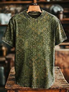 T-shirt d'été en tricot à manches courtes pour hommes, impression numérique, mode décontractée, style multiple, tissu doux, tenue de rue - Product Image 2