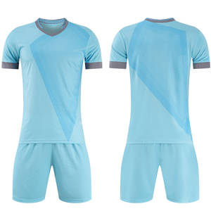 2025-2026 vente en gros maillot de Football rétro de haute qualité séchage rapide col en v à manches courtes unisexe football uniforme ensemble équipe Club - Product Image 4