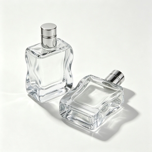 Wholesale US Stock Warehouse 100ml Square Luxury Designer <b>Perfume</b> <b>Bottle</b> EDP EDT Lasts 12h <b>Spray</b> Screw Cap Stainless Glass Model - Product Image 3