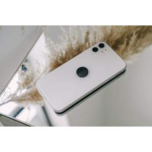 Pegatina redonda pulida de shungita para teléfono, 0.8 pulgadas (20 mm) - Product Image 3