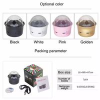 Mini 3W USB Rechargeable LED Disco Ball DJ Lampes Coloré Scène Fête Ampoules Chambre Design Moderne En Plein Air Voyage Camping