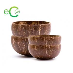 Vente en gros 100% bol en coquille de noix de coco polie naturelle technique personnalisée unique approvisionnement direct du Vietnam - Product Image 2