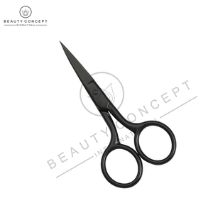 Tijeras para Cutículas de Acero Inoxidable, Color Negro, Marca Beauty Concept International, para Diestros, Precio al por Mayor, Hechas en Pakistán, Nuevas - Product Image 4