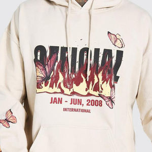 Sudaderas con Capucha de Alta Calidad con Estampado Digital para Hombre, Nuevo Diseño, 100% Algodón, Tallas Grandes, Transpirables, de Secado Rápido, Color Personalizado para Invierno - Product Image 4