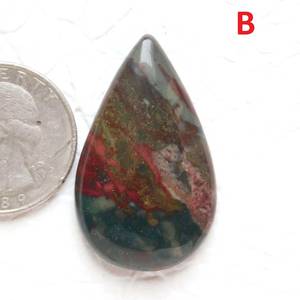 Qualité d'exportation supérieure 100% pierres précieuses de Cabochon de pierre de sang de concepteur naturel pour l'utilisation de la fabrication de bijoux à bas prix OEM en gros - Product Image 1