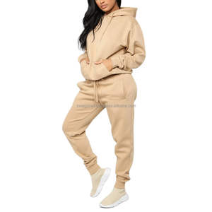 ชุดวอร์มสองชิ้นแขนยาวมีฮู้ดสำหรับผู้หญิงชุดกีฬาลำลองของผู้หญิงในราคาที่เหมาะสมใส่สบาย2025 OEM - Product Image 6