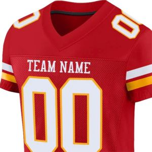 Maillots de football rouges de qualité supérieure OEM sur mesure durable maillot de football en maille personnalisé idéal pour l'entraînement des équipes et les sports de compétition - Product Image 4