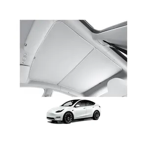 Kits de Interior de coche Panorama techo solar montaje retráctil parasol cortina cubierta para Tesla modelo Y - Product Image 1
