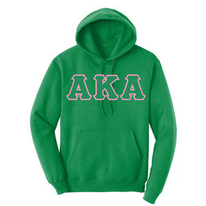 Sudadera con Capucha de Felpa de Algodón para Hombre, Personalizada con Letras Griegas, Alpha Kappa Alpha, Talla Grande - Product Image 3