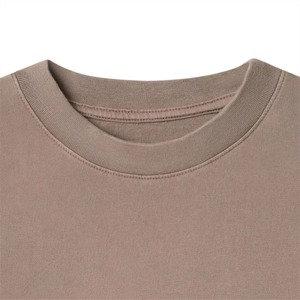 Summer New Fashion O-Neck Quick Dry 100% Cotton Worsted Fabric Solid Color Loose Casual Short Sleeve Letter T-shirts pour hommes - Product Image 5