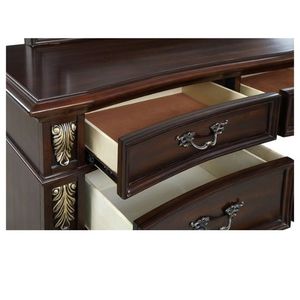 Accessoires de chambre à coucher de haute qualité Meubles de chambre à coucher Table de chevet en bois massif de style classique américain - Product Image 2