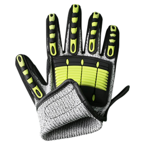Guantes de seguridad con agarre texturizado y palma acolchada que protegen las manos de la tensión y las lesiones durante el levantamiento pesado o el uso de herramientas - Product Image 2