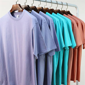 Camiseta de algodón pesado 230 Gsm, venta al por mayor, manga corta, logotipo OEM de alta calidad, camiseta Unisex personalizada para hombres, envío DDP - Product Image 5