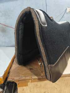Custom-Made Western Horse Equestrian Wool <b>Felt</b> Saddle <b>Pads</b> 3mm Wool <b>Felt</b> Outer 1/2\" Lining 13mm Neoprene 13mm Airflow Holes - Product Image 5
