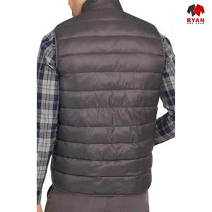 Gilet matelassé imperméable personnalisé Ryan Pro Gear pour hommes, respirant et anti-boulochage, options de logo OEM, design de poche - Product Image 5