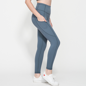 Sublimación Mujer Entrenamiento Gimnasio Fitness Yoga Pantalón Mujer Cintura alta Legging Yoga Sudor Pantalón A prueba de viento Nylon Yoga Pantalones Mujer - Product Image 1