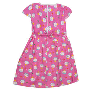Robe brodée pour filles - Violet - Product Image 2