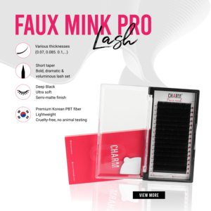 Produits pour cils CharmLash, vente en gros de faux cils en vison, cils volumineux, plateaux de cils classiques, cils individuels, aspect naturel, confortables - Product Image 2