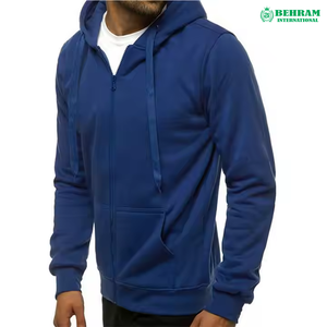 Bon marché, sweat à capuche zippé respirant personnalisé de haute qualité, sweat à capuche zippé avec logo recommandé haut, vêtements de fitness pour hommes - Product Image 4
