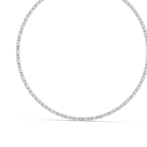 สร้อยคอเพชรแล็บโกรว์ 18.446 กะรัต ทรงกลมและทรงบาแกตต์ ทอง 18KT, 14KT, 18KT  ทองคำขาว ทองคำเหลือง ทองคำโรสโกลด์ หรูหรา สวยงาม - Product Image 2