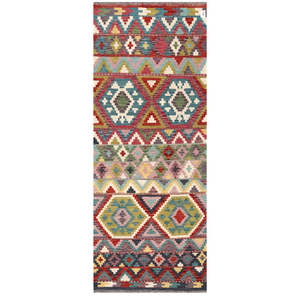 Alfombra Kilim de Maimana, Afganistán, 200 x 78 cm, Alfombras y Juegos de Alfombras - Product Image 1