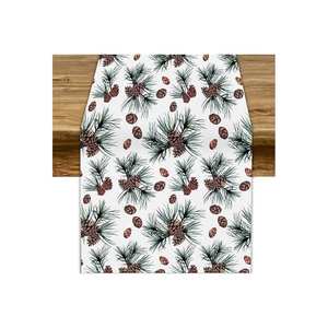 Matériau en coton naturel 100% de haute qualité, épaisseur modérée et chemin de table durable et facile à nettoyer - Product Image 4