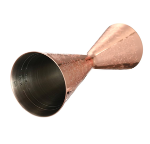 Usine Vente 100% Pur Cuivre Jigger Verre Miroir Poli Et Bar pour Boire Du Vin Bière Vodka Cocktail Jigger Verre - Product Image 2