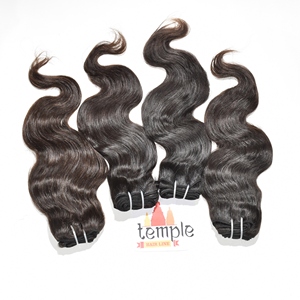 Extensiones de cabello humano alineadas con mechones sin procesar de Color Natural de trama rizada birmana de vendedores de cabello crudo 100% reales vietnamitas - Product Image 6