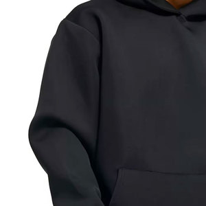 Sweats à capuche surdimensionnés sans ficelle unisexe personnalisé hommes sweats à capuche pas de poches coton poids lourd à capuche hommes - Product Image 3