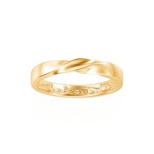 แหวนแต่งงานลายเถาวัลย์สลักลายสำหรับผู้ชายจาก Jeulia - แหวนฝังทองคำขาว 18K ชุบทองคำชมพู - Product Image 3
