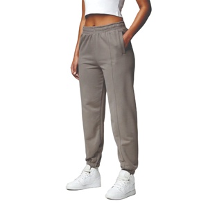Nouveauté Pantalon de jogging décontracté à taille élastique avec devant plat Pantalon de survêtement d'hiver pour femmes Logo personnalisé respirant Streetwear pour femmes - Product Image 1