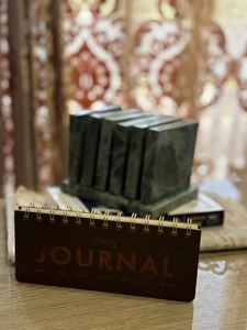 Posavasos de mármol verde hechos a mano Posavasos de bebida elegantes Protección de mesa - Product Image 2