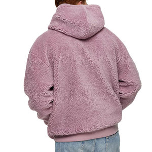 Premium Blank <b>Sherpa</b> <b>Hoodie</b> for <b>Men</b> High Quality Winter Heavyweight Cotton Blended Bulk Custom Option Embroidered Oversized - Product Image 6