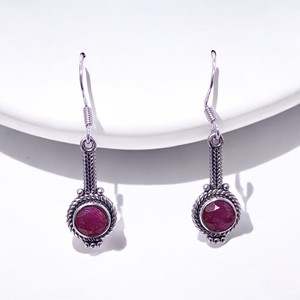 Bague en pierres précieuses artisanales en argent sterling et bijoux en argent 925 - Product Image 4