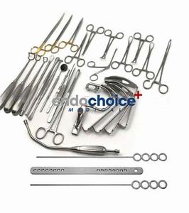 Ensemble d'instruments de chirurgie manuelle en acier inoxydable de 29 pièces pour l'amygdalectomie et l'adénoïdectomie conçu pour les cliniques ORL - Product Image 1