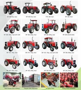 Calidad Massey Ferguson Tractor 385 4x4 Modelo Nuevo 375 2x4 tractores con arado de disco y sembradora Disponible - Product Image 5