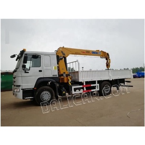 شاحنة هوو 4×2 مع رافعة 8 طن، رافعة <span class=keywords><strong>10</strong></span>-12 طن بذراع مستقيم وتلسكوبي - Product Image 6