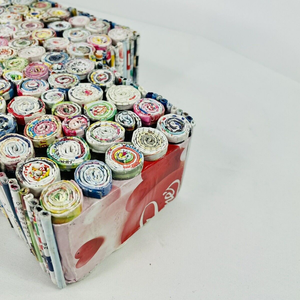 Nouveau produit en papier recyclé écologique arbre de Noël art artisanat décoration de la maison fait à la main en gros du Vietnam - Product Image 5