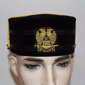 Tablier maçonnique de qualité supérieure, brodé à la main, tablier maçonnique de maître de haute qualité - Product Image 1