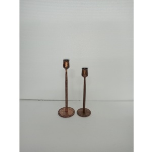 Iron Candlestick Holder Antique Color Handmade Eco-Friendly Durable Christmas Home <b>Decor</b> Classic Rustic Beauty for Traditional - Product Image 2