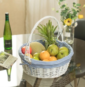 Panier décoratif en osier Wheeler, panier de rangement fait main, vente en gros, écologique, fabriqué au Vietnam - Product Image 5