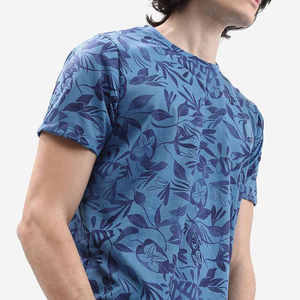 Les plus exigeants col rond dernier style col rond mode t-shirt 100% coton respirant hommes t-shirt - Product Image 5