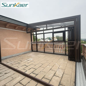 Cubierta de aluminio promocional del patio del Sunroom del diseño moderno al aire libre con la cubierta del cenador de las casas del policarbonato y la cubierta del calentador del patio - Product Image 6