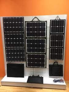 Panel Solar Portátil Plegable Negro de 200W con 21.5% de Eficiencia, Solución de Energía para Exteriores, OEM Sin Logotipo, EN TENDENCIA - Product Image 5