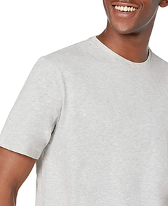 Camiseta de media manga a la moda para hombre, jersey de poliéster/algodón, comodidad de alta calidad, transpirable, diseño elástico, logotipo de Color personalizado - Product Image 1