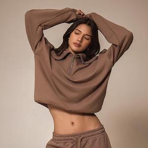 Sudadera Extra Grande Personalizable 2025 para Mujer, Cuello en V, Capucha Grande, Tejido de Punto Lavado, Informal, de Invierno, con Hombros Caídos, Sudadera con Capucha Delantera - Product Image 6