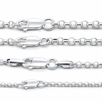 Chakralume Fermoir Mousqueton en Argent Sterling 925, Finition Argent Naturel, Anti-ternissement, Sans Nickel, pour Bijoux