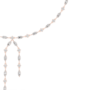 Collar Halo 18K con Cadena de Plata Piedra Redonda - Product Image 2